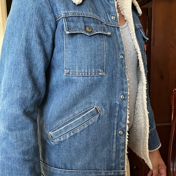 Vintage Levis Sherpa Jacket (70s-80s) - Picture 14 of 14